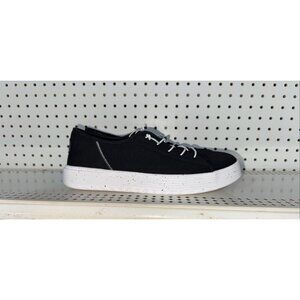 Hey Dude Cody Sport Mesh Mens Canvas Casual Lace Up Shoes Sneakers Size 10 Black